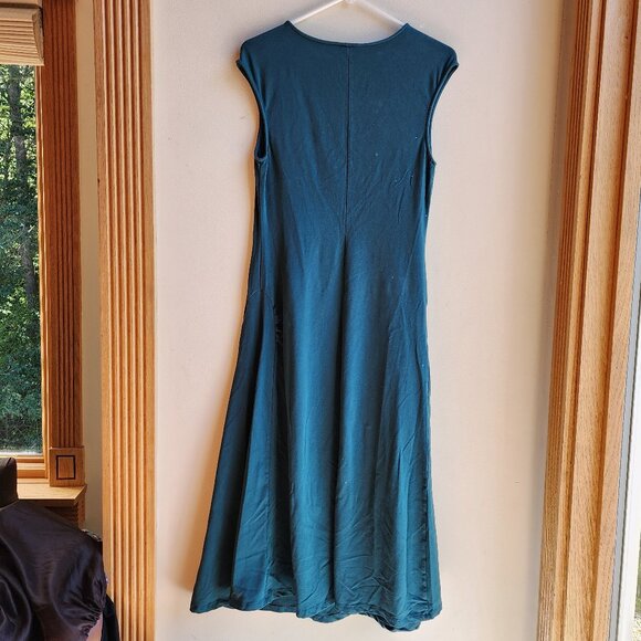 Old Navy Green/Teal Cap Sleeve Maxi Dress - Picture 14 of 14